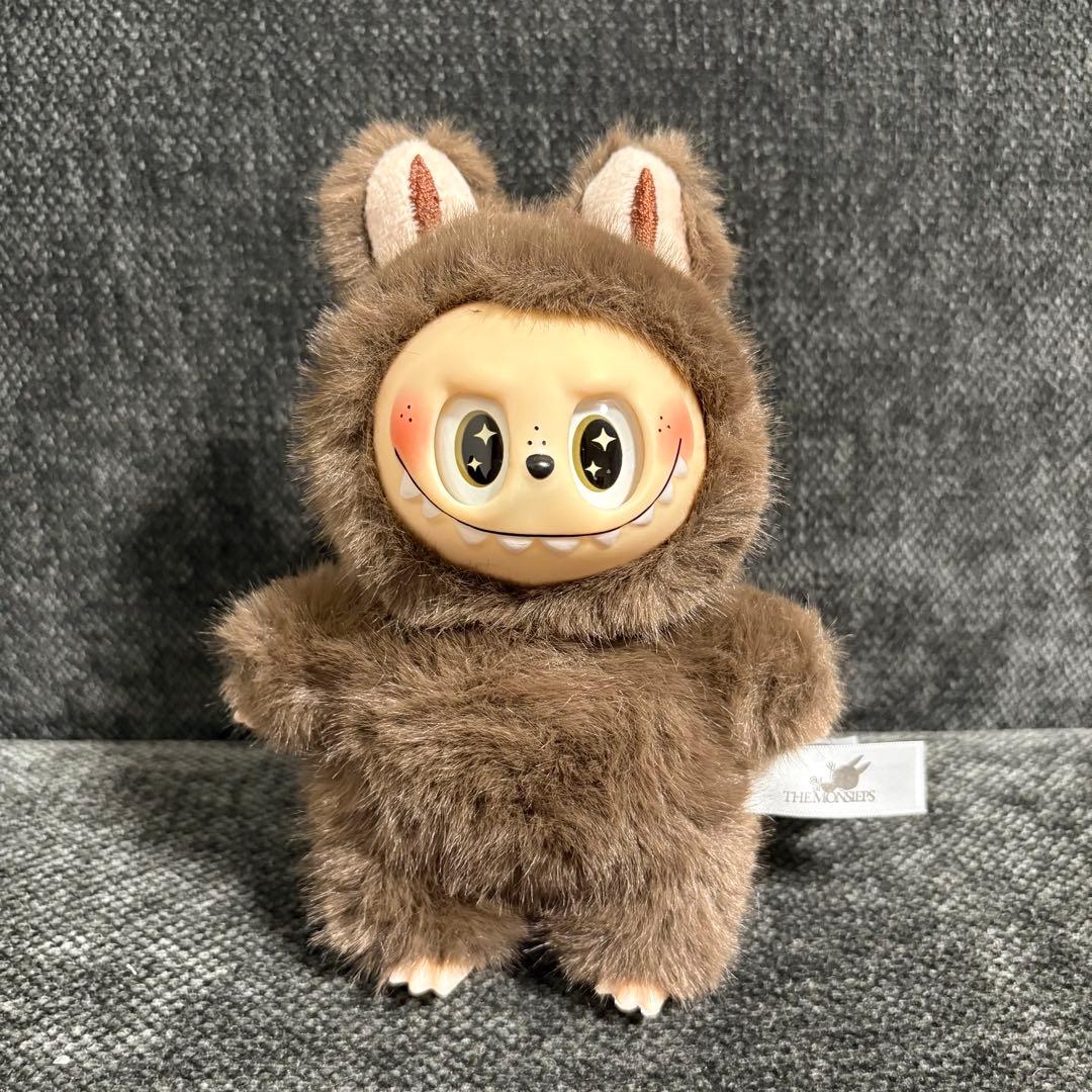 Labubu ラブブ zimomo ジモモ しっぽ付きブラウン♡ - メルカリ