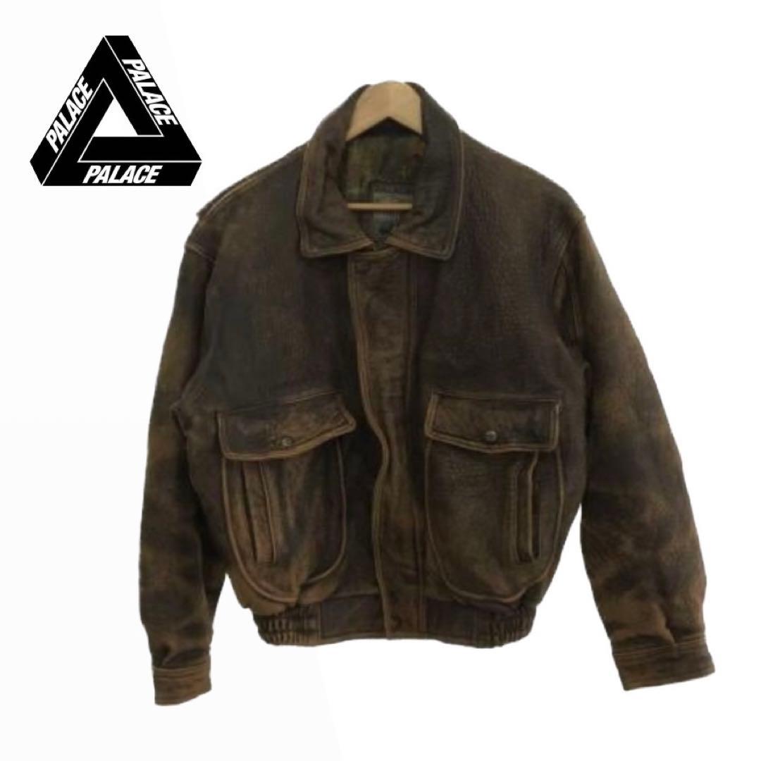 Palace レザージャケット レア ヴィンテージ - メルカリ