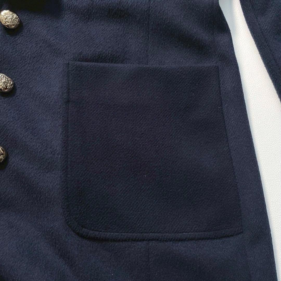 【極美品／大きいサイズ】FLYGIRL　金ボタン チェスターコート イタリア製