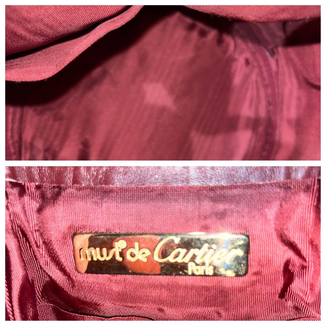 Cartgier マストライン　ボルドー　巾着ショルダーバッグ　ショルダーバッグ