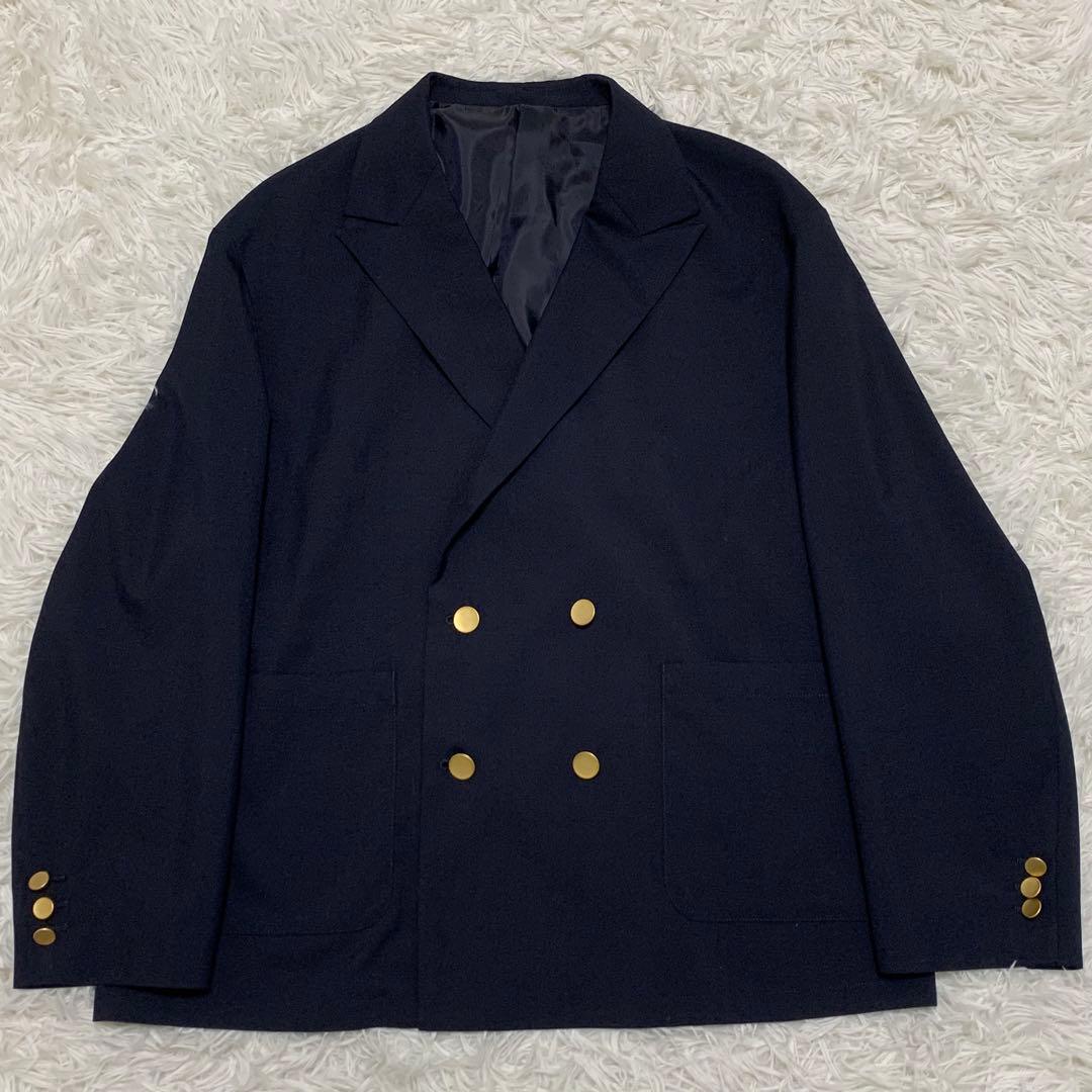 極美品✨ジャーナルスタンダード 紺ブレ ダブル 金ボタン 大きいサイズ