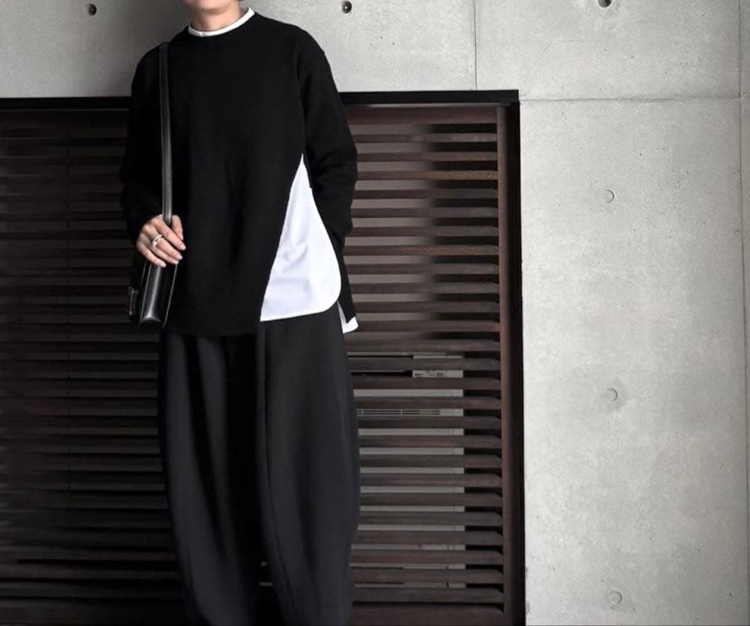 LOHEN ローヘン SIDE SLIT KNIT ブラック ニット - メルカリ