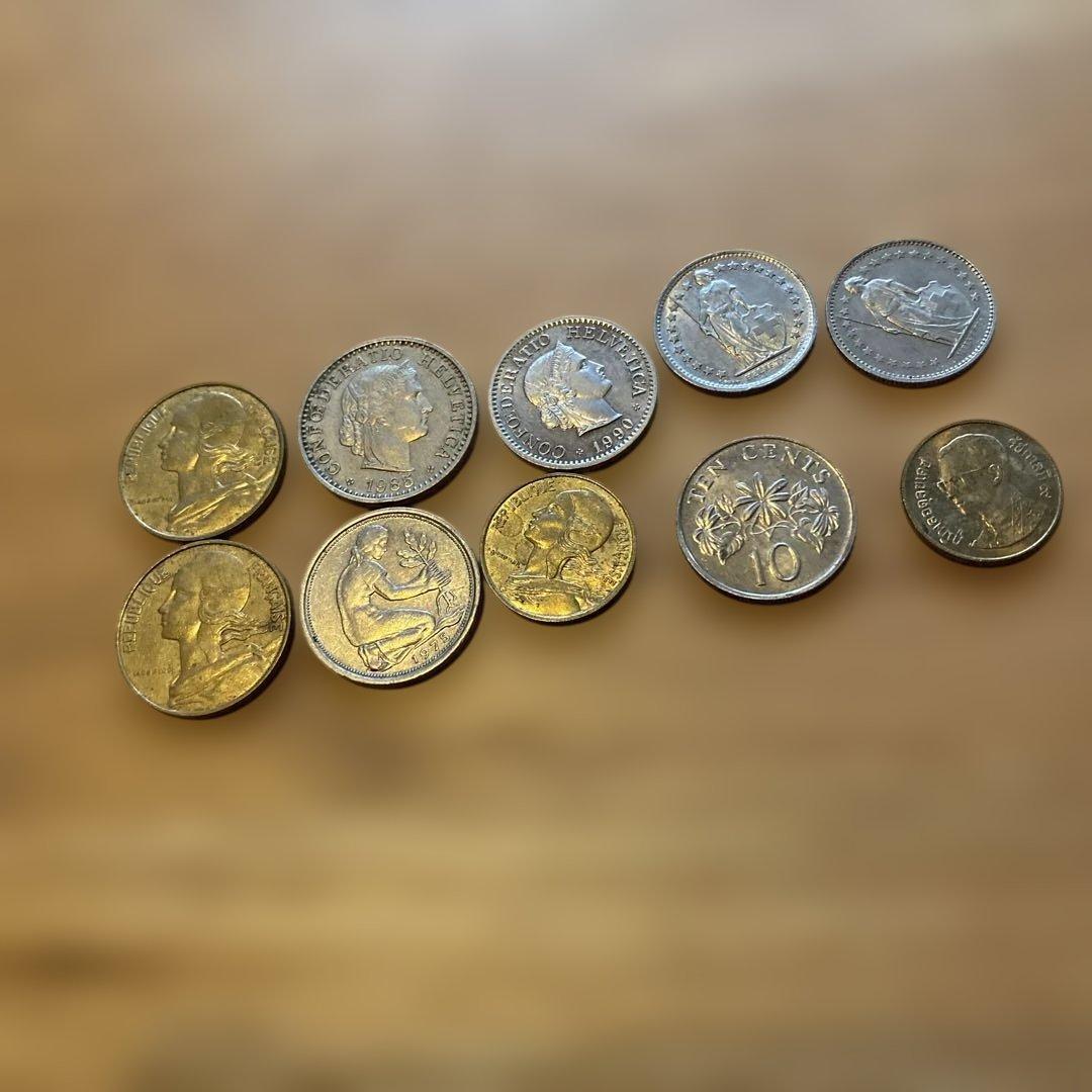 外国コイン旧貨幣銀貨 10枚セット - メルカリ