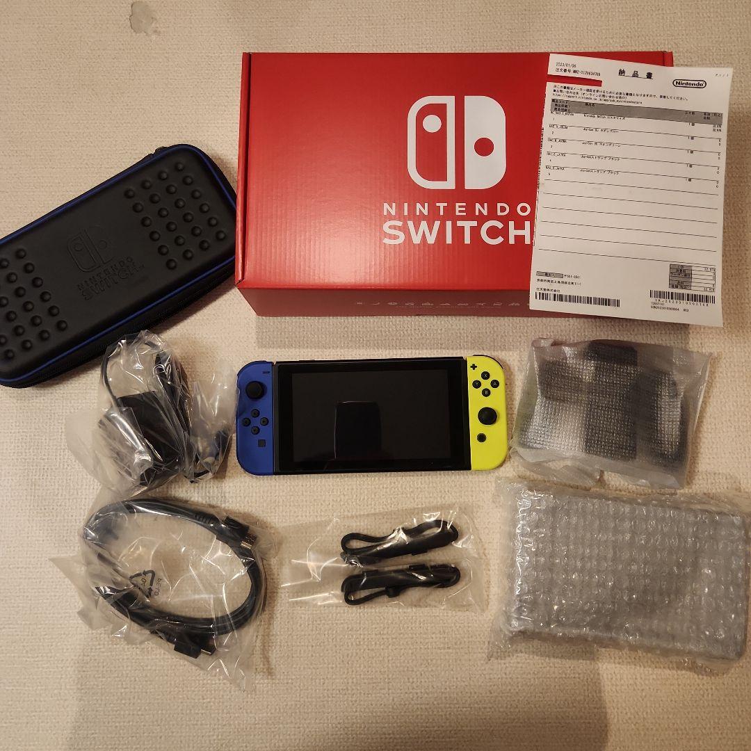 Nintendo Switch 青/黄色 本体 - メルカリ