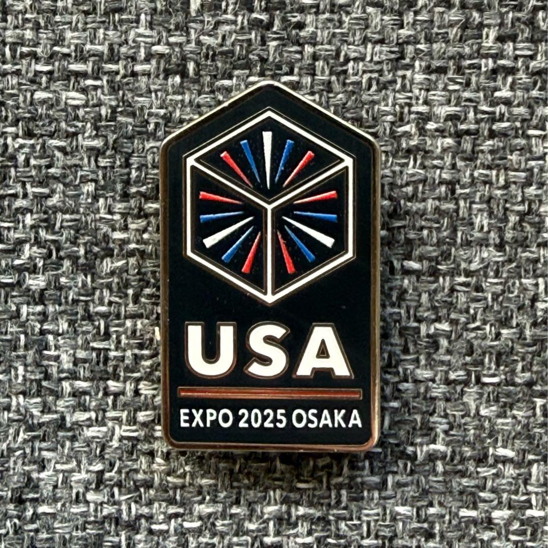 関係者限定・超レア品】大阪関西万博 アメリカ館 ピンバッジ （即日