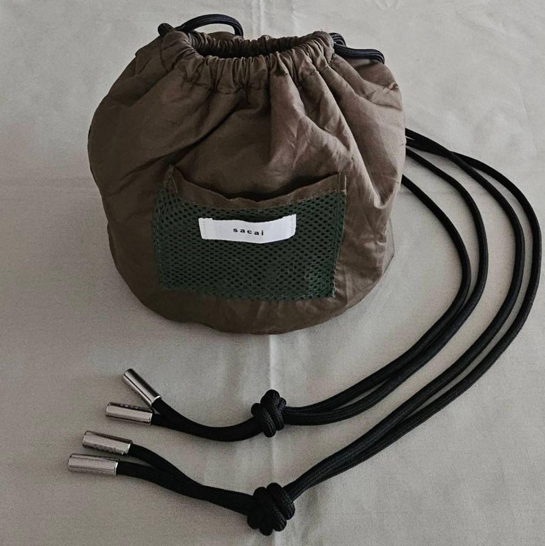 tyty様専用 sacai Hello sacai リバーシブル巾着バッグ - メルカリ