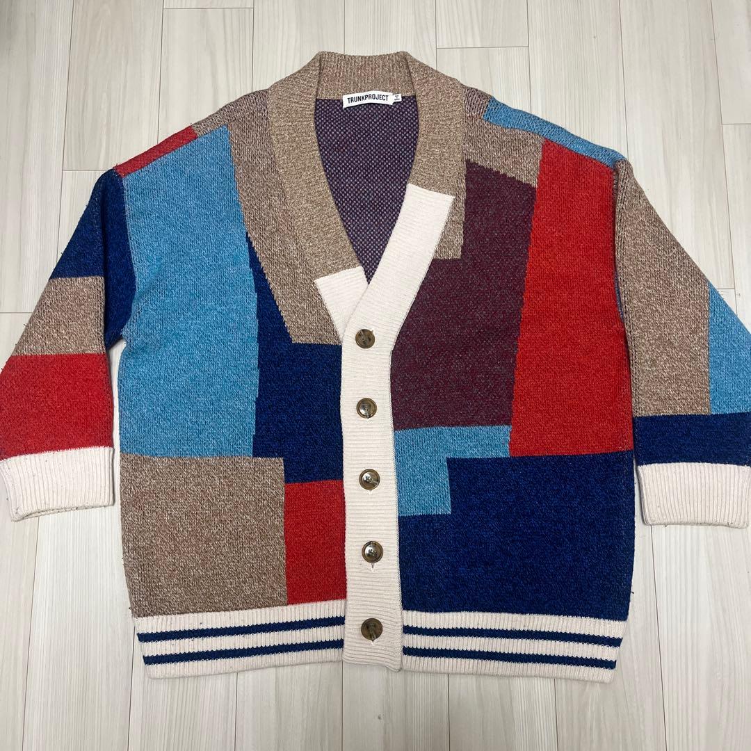 TRUNKPROJECT カラーブロック カーディガン BTSテテ着用 Lサイズ