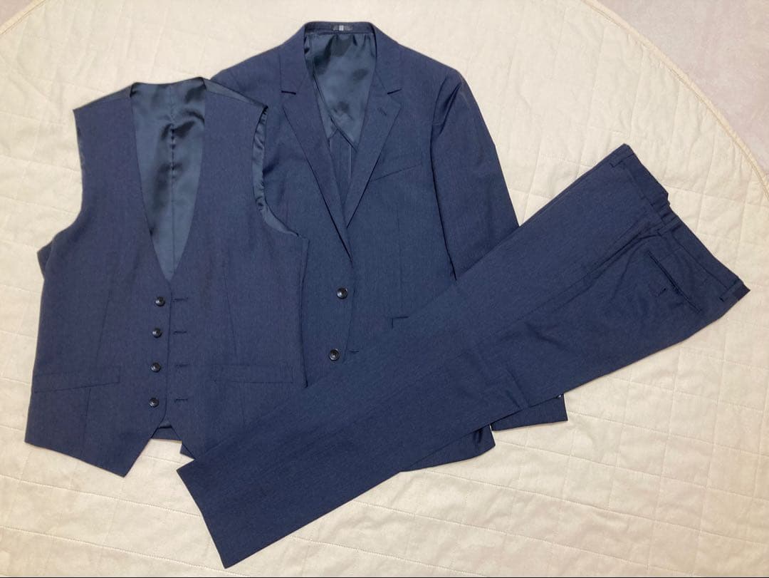 SUIT SELECT セットアップ スリーピース ネイビー Y5 - メルカリ