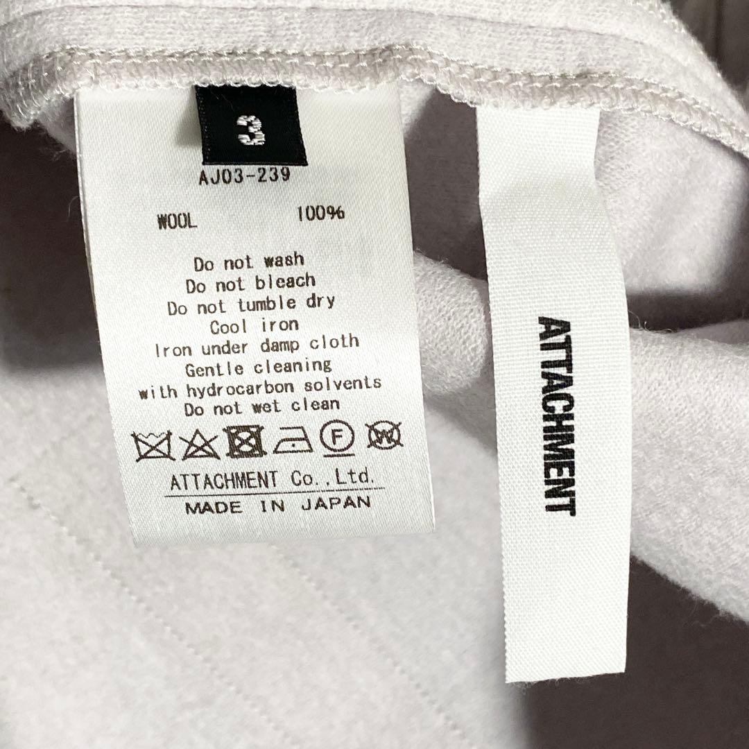 A18552 アタッチメント メルトンスムースクルーネックドルマンLS LG3