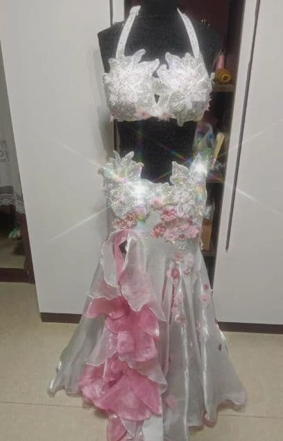 お得 美品一点物 ベリーダンス衣装 ブラスカートセット M コスチューム Amazon.co.jp: レディースダンススカート ベリーダンスコスチューム