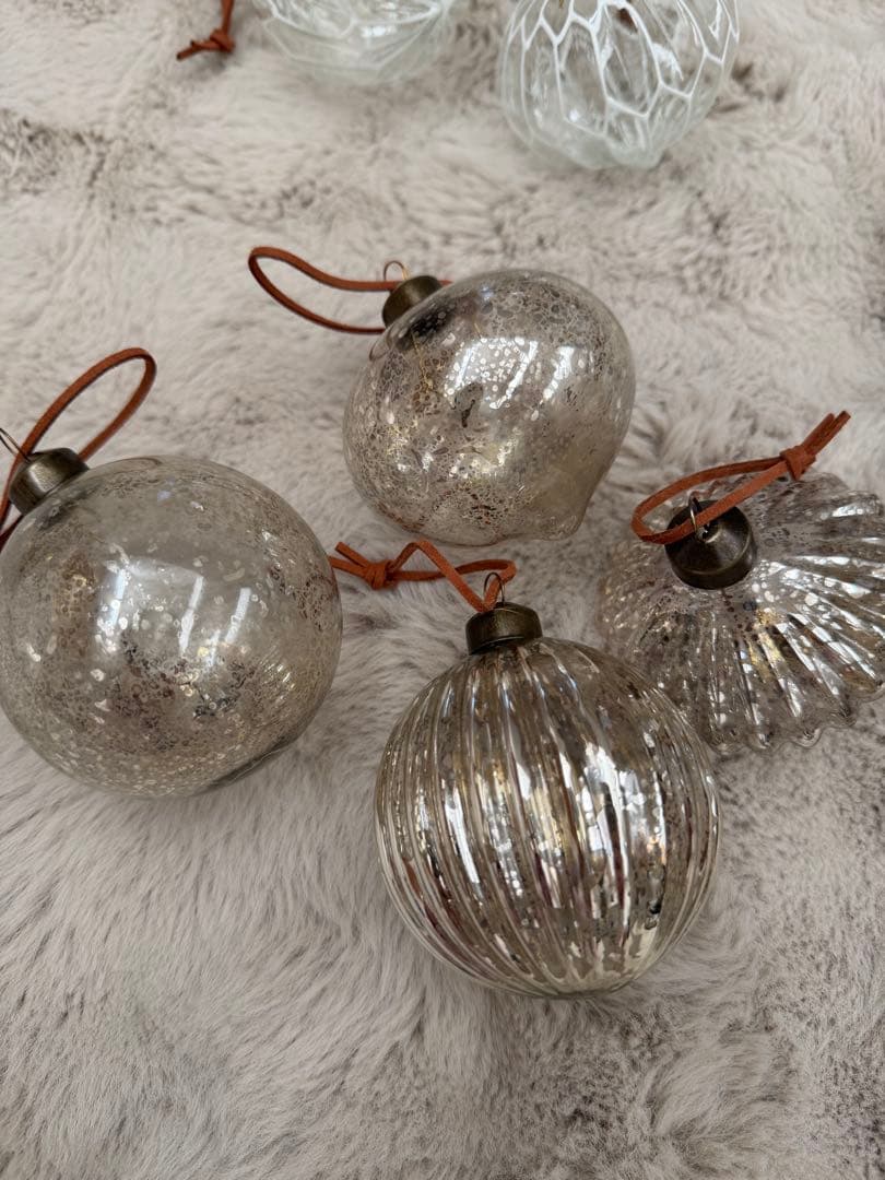 Antry ガラス製 クリスマスオーナメントセット 22個 - メルカリ