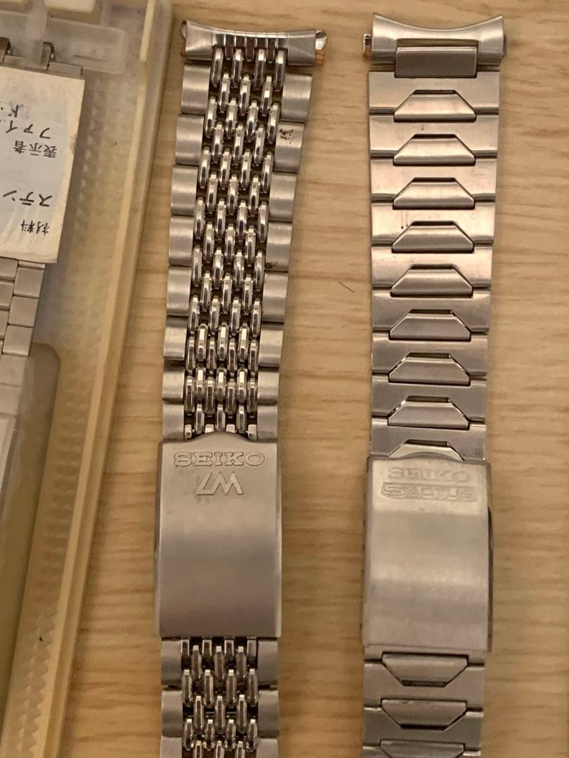 ゆ*う様 【訳あり未使用品】 セイコー　金属　ベルト　バンド　　8点　セット　ま