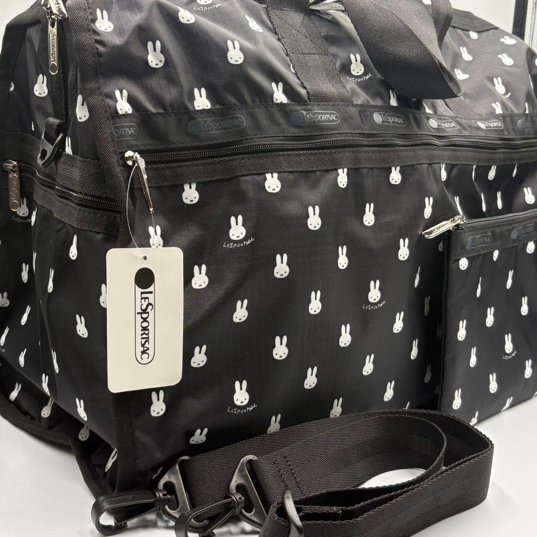 LeSportsac ボストンバッグ ミッフィー柄ブラック LeSportsac×Miffy】DELUXE LG WEEKENDER｜ボストンバッグ｜バッグ