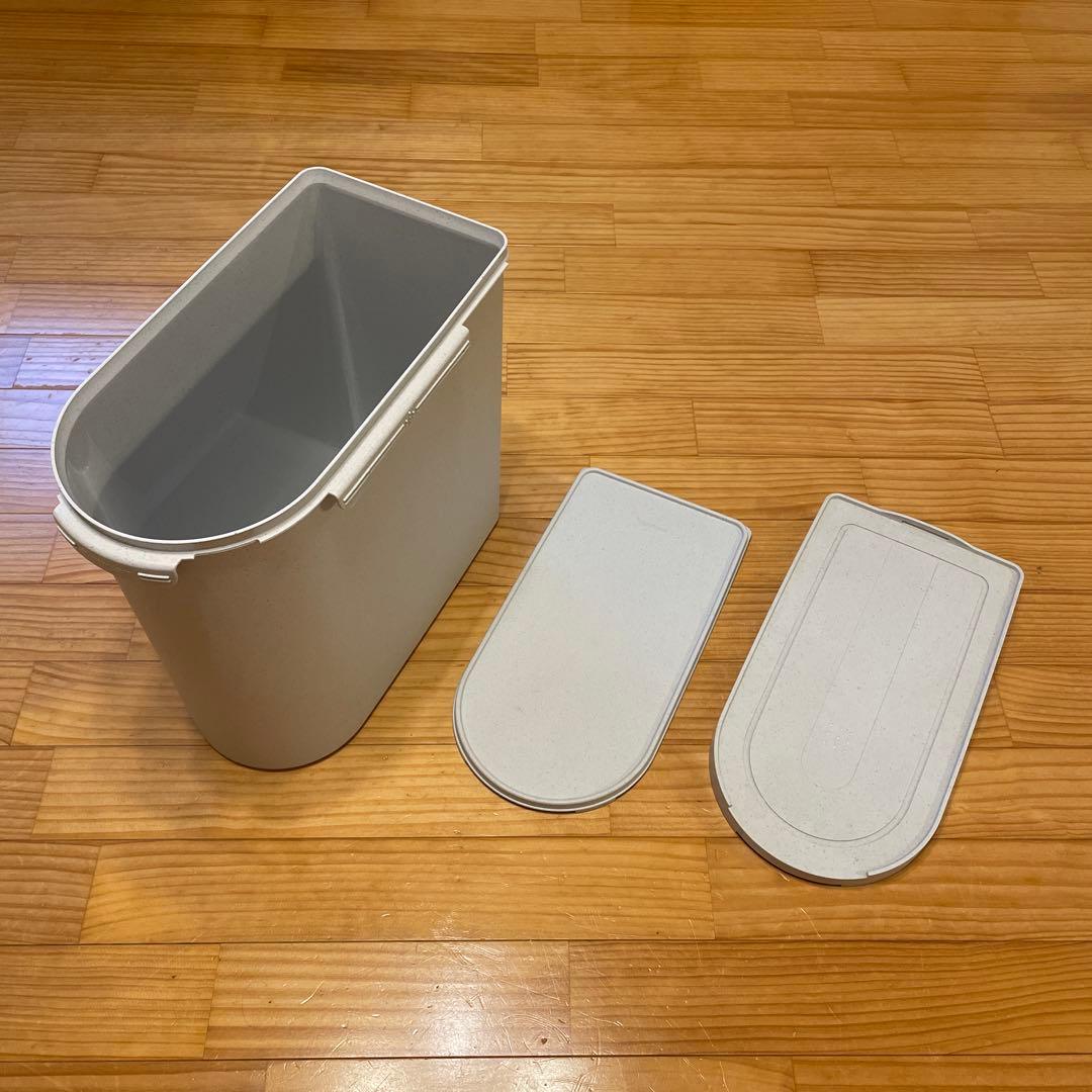 米びつ タッパーウェア キッチンキーパー 外蓋 内蓋 グレー - メルカリ