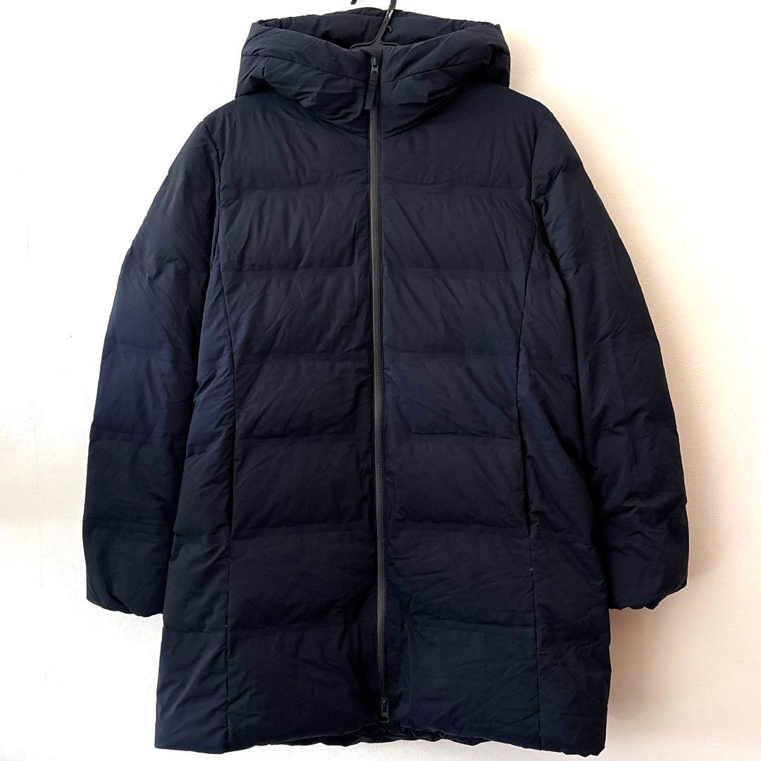 極美品】UNIQLO ユニクロ シームレスダウンショートコート ネイビー L