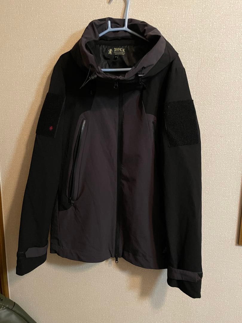 ボルクタクティカルギア　フード付きジャケット L 黒/グレー アウター – VOLK TACTICAL GEAR