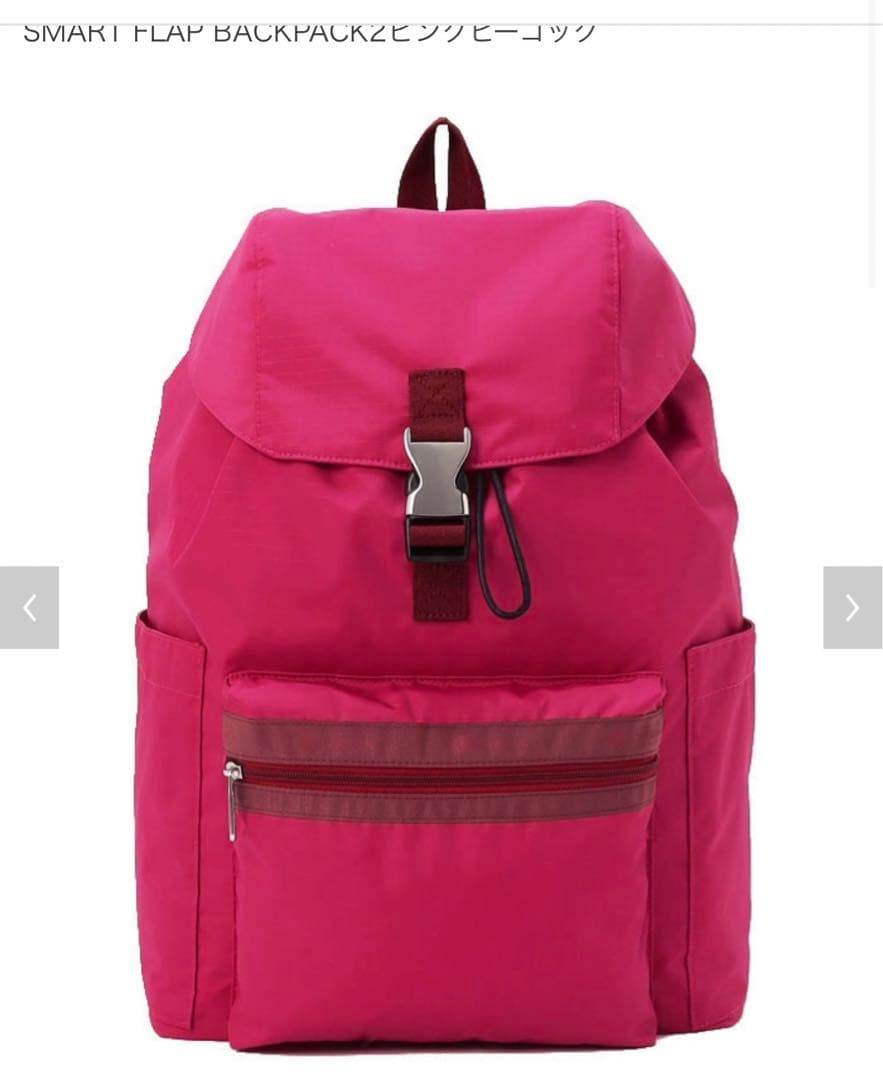 レスポートサック 神崎恵 2024 コラボ ピンクピーコック バックパック