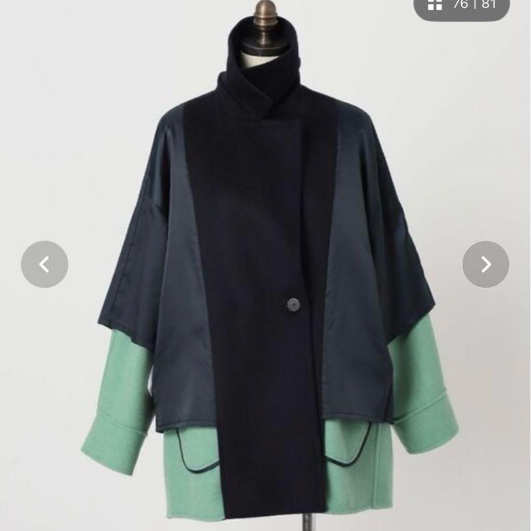 シンプリシテェ 24AW S120ブレンドリバーミドルコート 新品