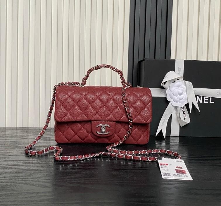 CHANEL ワインレッド キルティング ショルダーバッグ - メルカリ