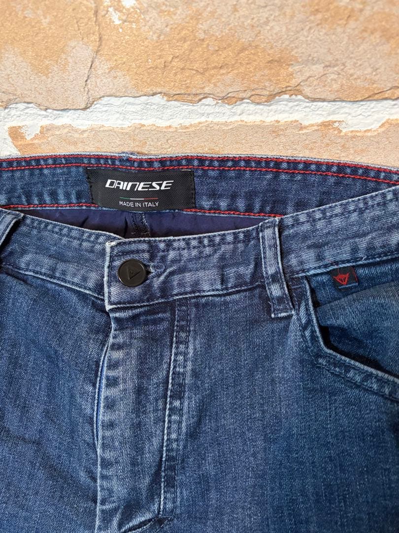 美品）DAINESE（ダイネーゼ） バイク ライディングデニムパンツ 32