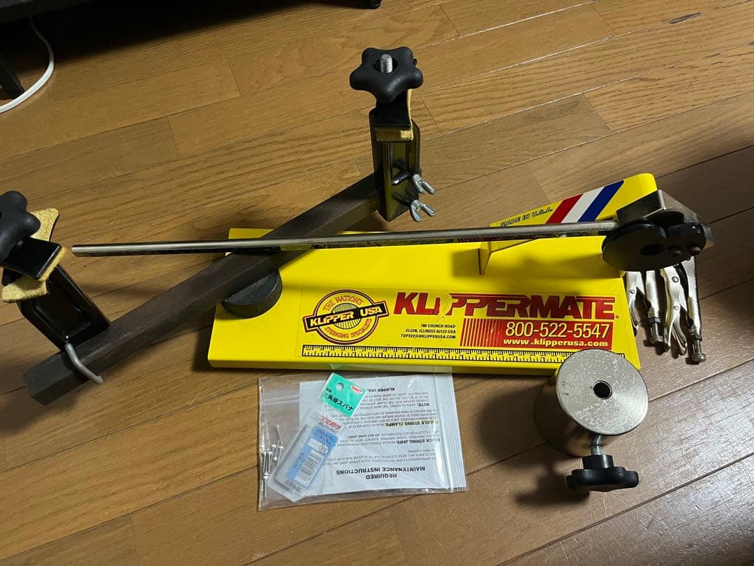 【中古】クリッパーメイト　ガット張り機　ストリングマシン クリッパーメイトテニスUSA製ガット張り機（ストリングマシン） : 兵丹