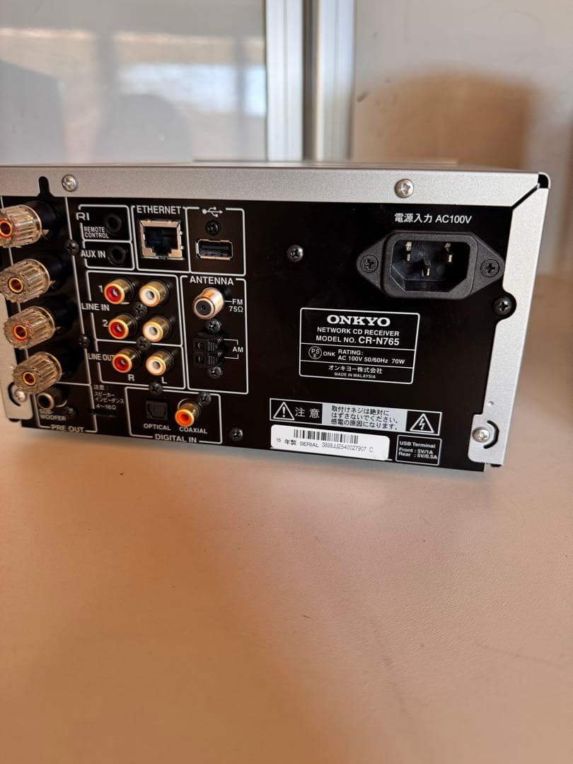 ONKYO CR-N765 D-112EXTスピーカーのセット