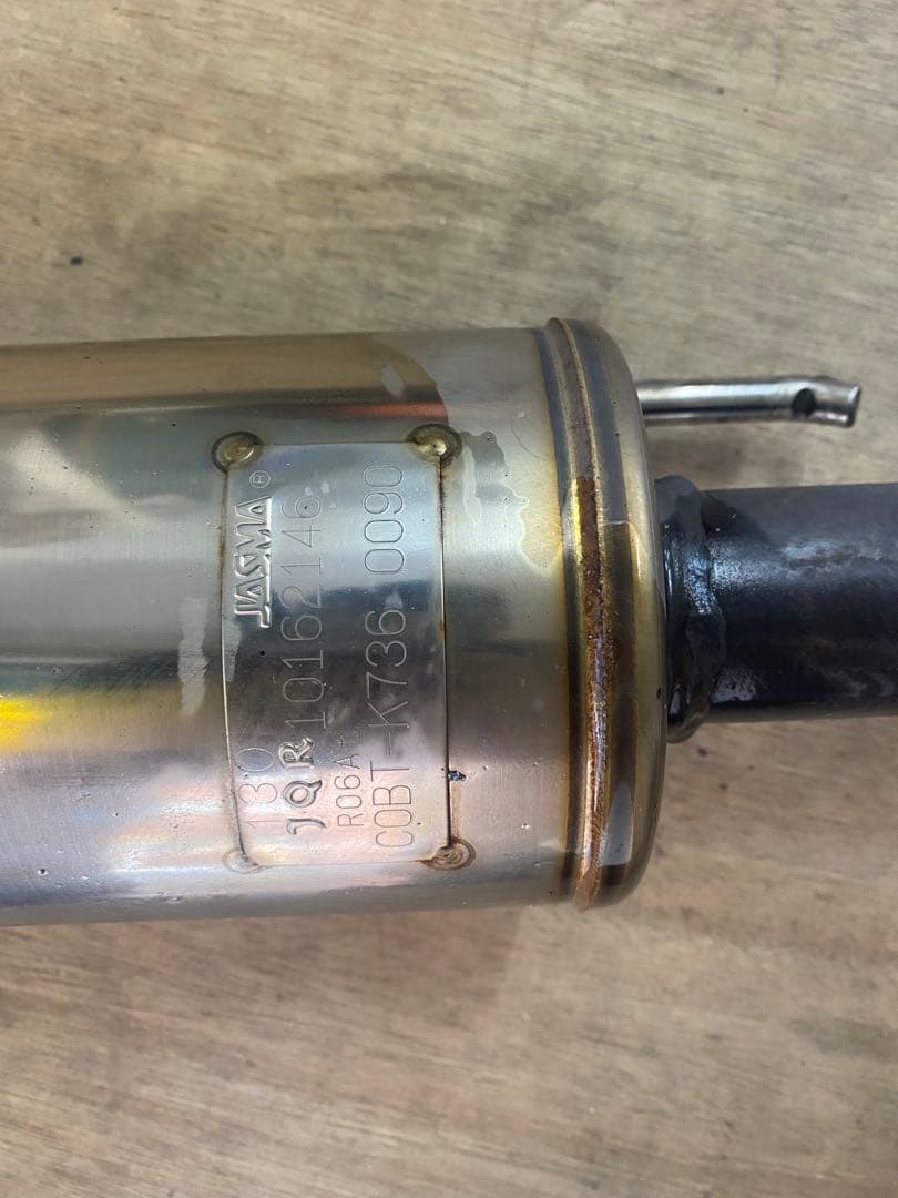 ロッソモデロ　DA17V　エブリィ　ステンレス製デュアルテールマフラー