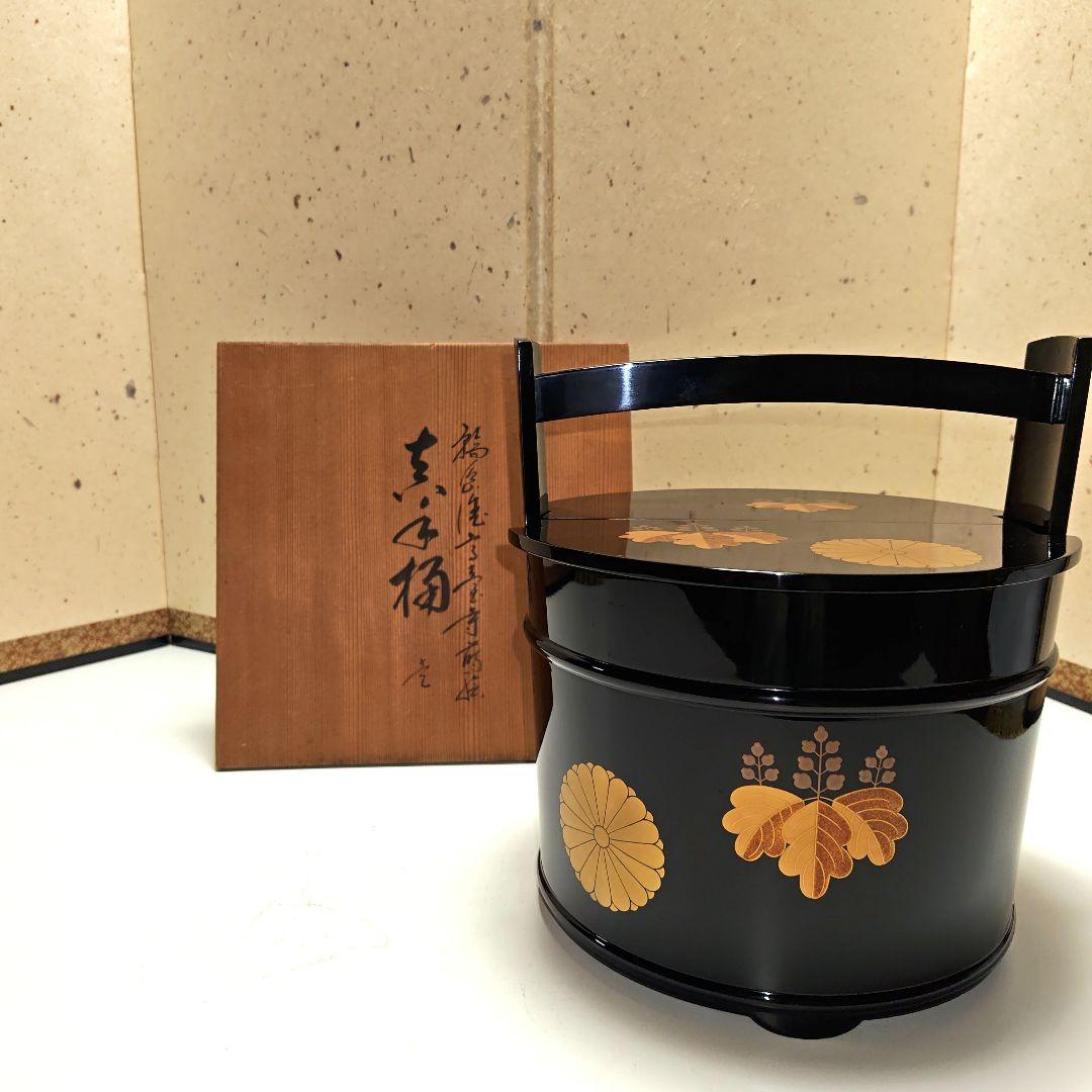 新春セール！　茶道具　　輪島塗高台寺蒔絵手桶水指 新春セール！ 茶道具 輪島塗高台寺蒔絵手桶水指 - メルカリ