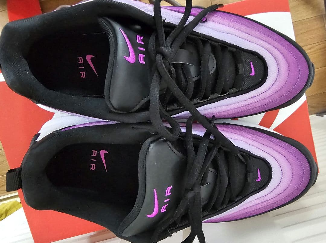 【NIKE】AIR MAX PORTALポータル 黒紫 24.0cm【中古】