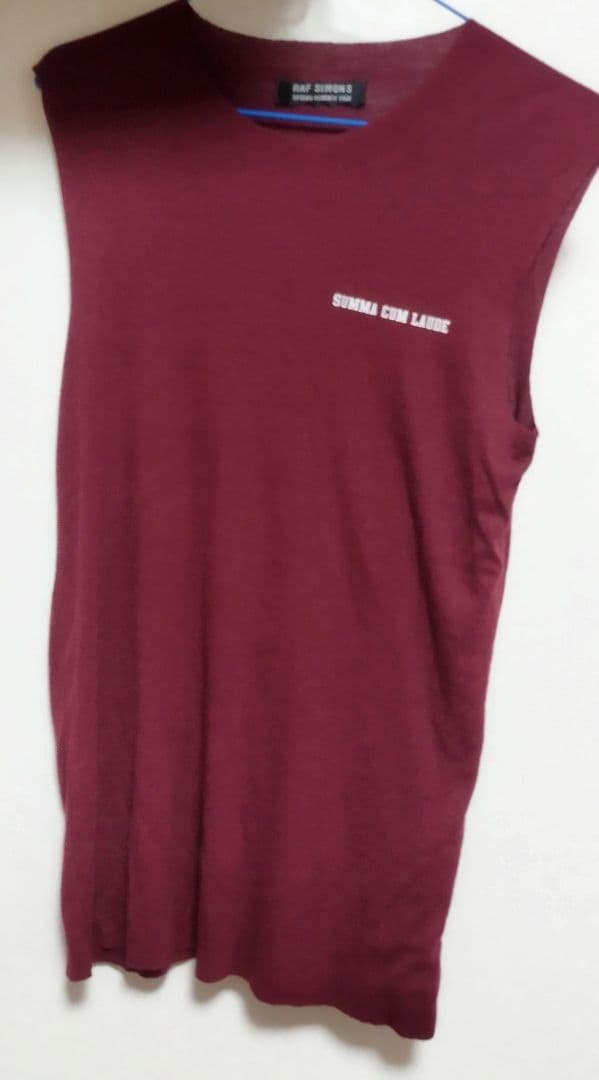 RAF SIMONS ラフ・シモンズ ノースリーブタンクトップ RAF SIMONS ラフシモンズ 2003SS 消費者期 アーカイブ メッシュ タンク