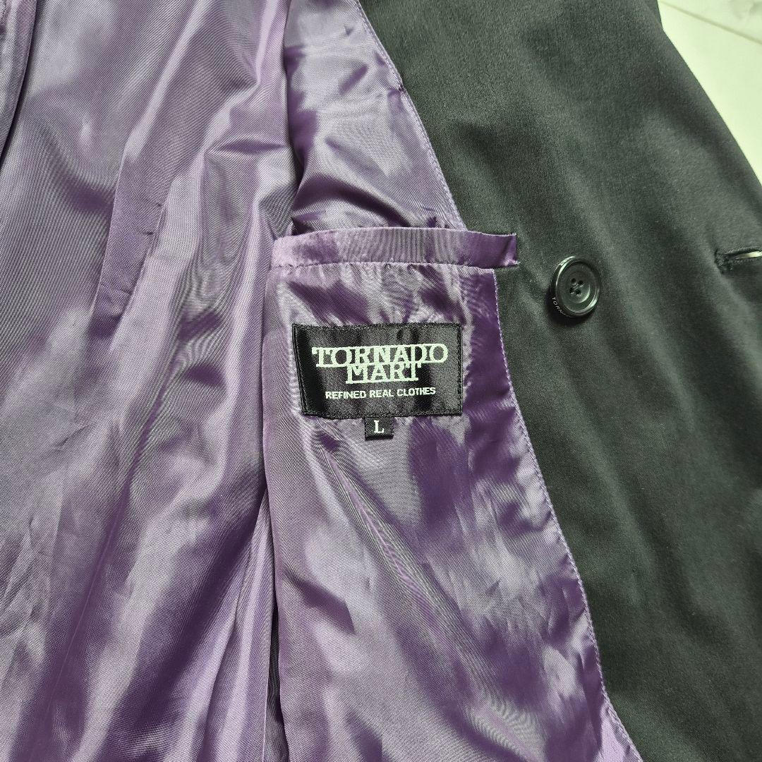 【美品】トルネードマート トレンチコート ブラック L