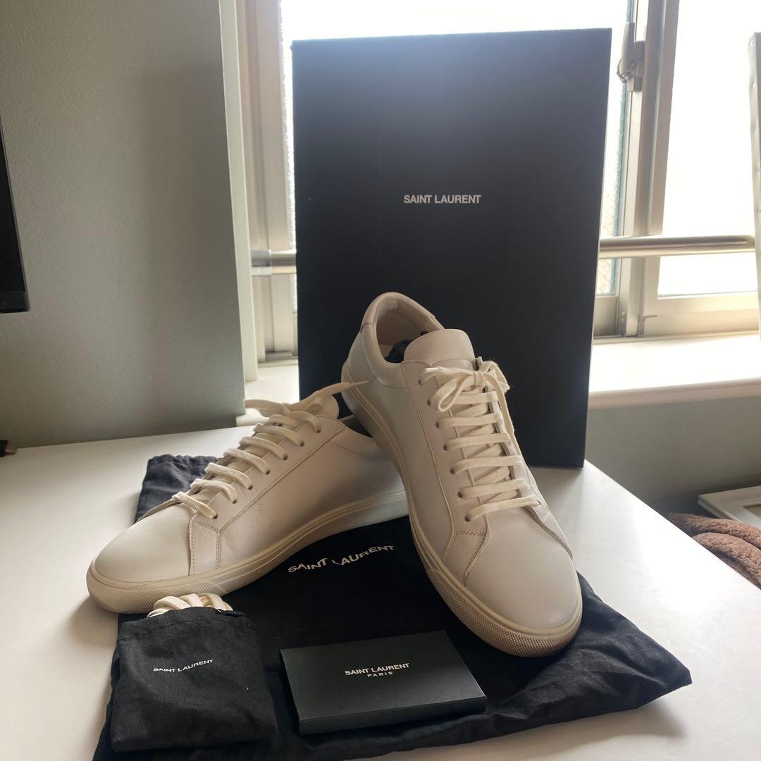 美品】SAINT LAURENT PARIS スニーカー ANDY アンディ - メルカリ