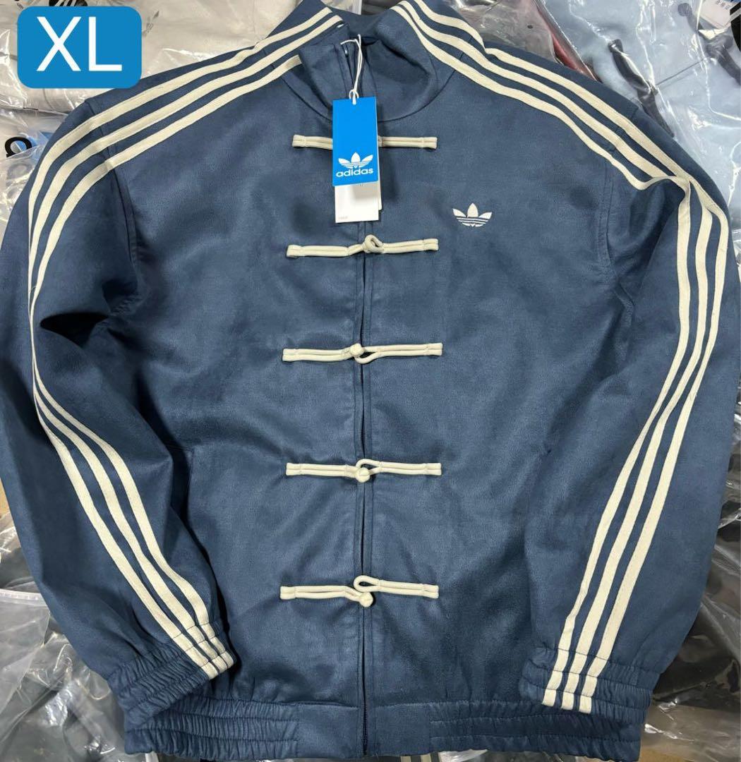adidas アディダス 限定 トラックジャケットダー ネイビー XL - メルカリ