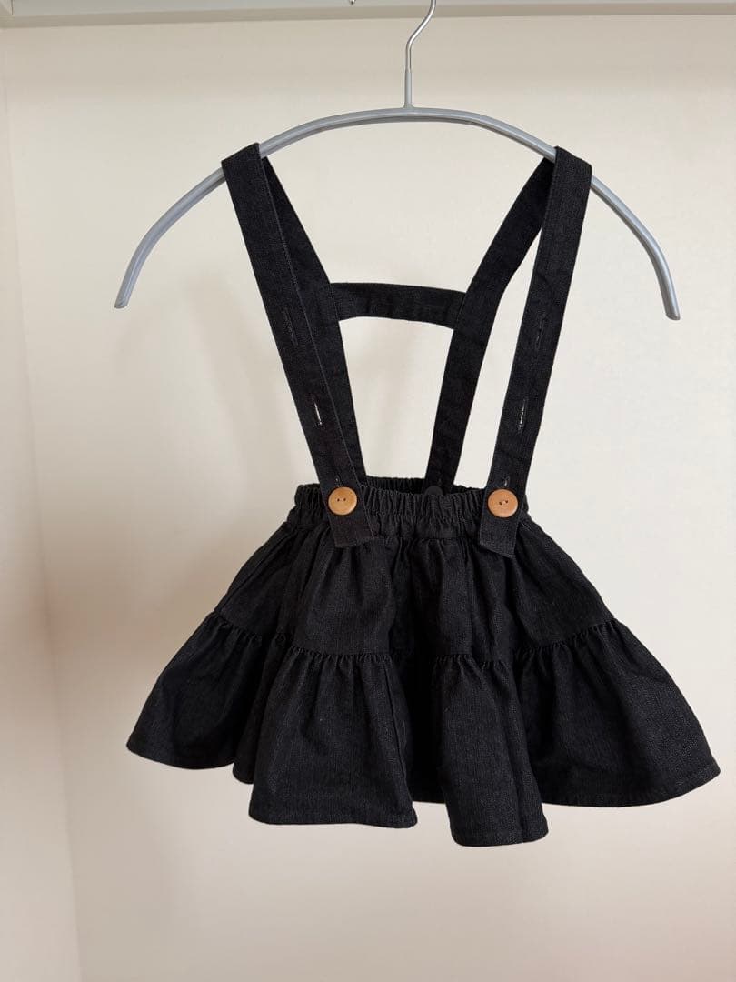wonny ribbon Black denim skirt S ブラックデニム - メルカリ