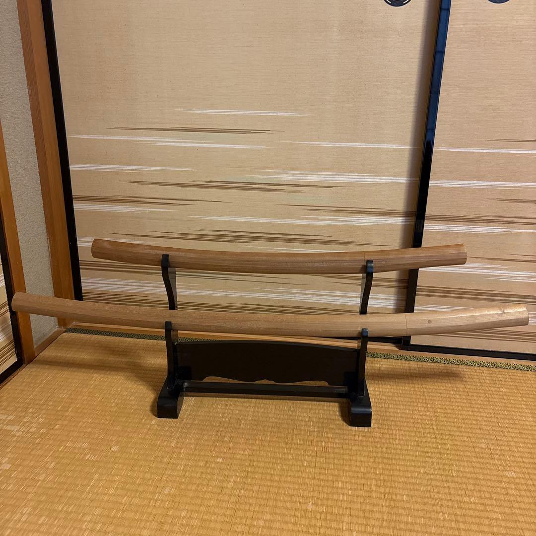 模造刀　白鞘　大小セット　台付き 楽天市場】模造刀 白鞘3点セット(大刀・小刀・刀掛け) 刀剣 模造刀