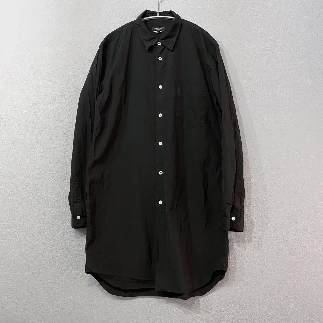 コムデギャルソンオムプリュス ポリ縮ロングシャツ - メルカリ