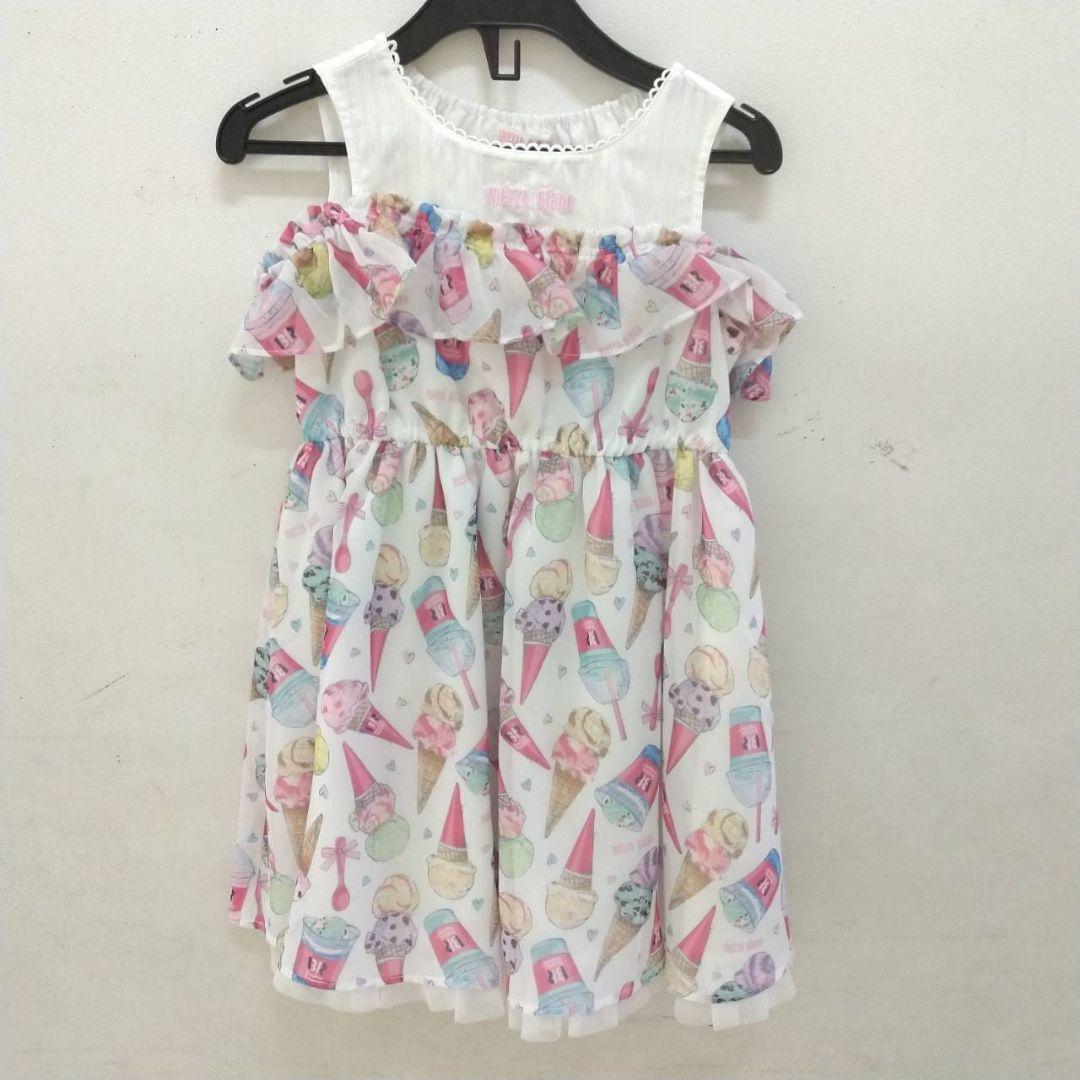 メゾピアノ 新品未使用 120cm サーティワンコラボ ワンピース 2024新作