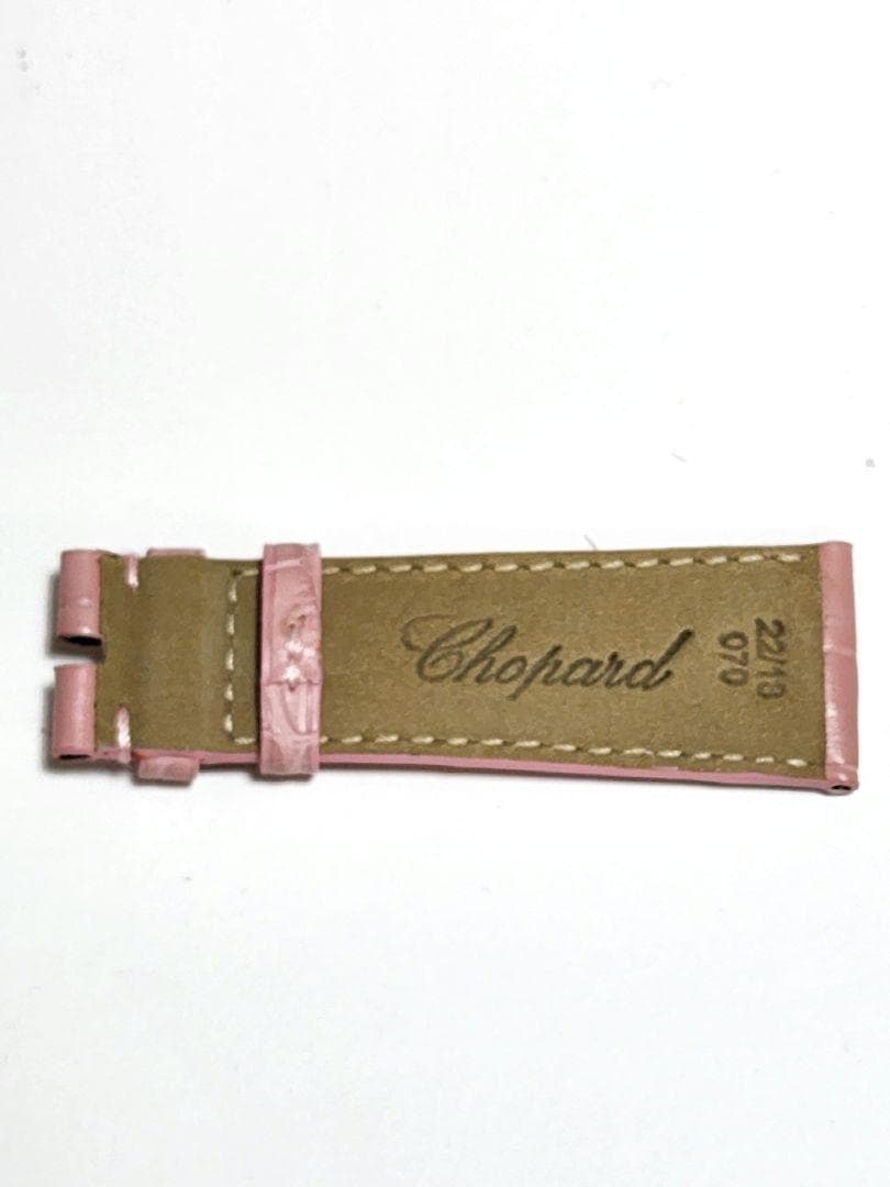 ショパール 純正 腕時計用 アリゲータベルト ピンク 18/22 - メルカリ