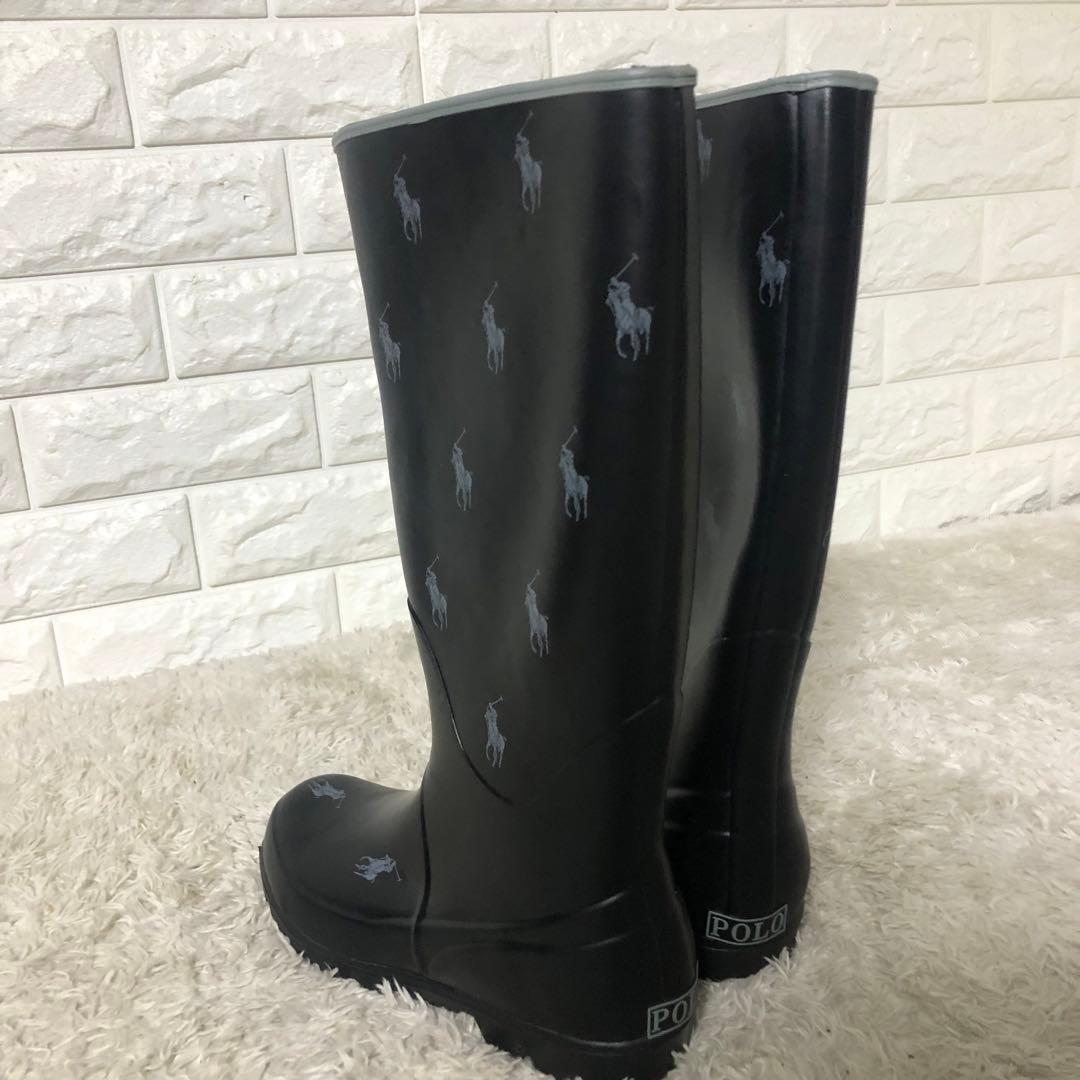 POLO ラルフローレン レインブーツ 長靴 - メルカリ