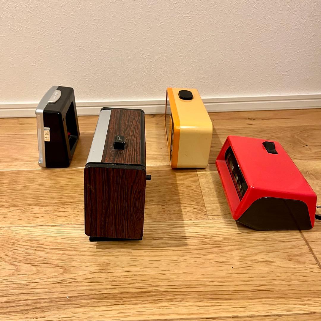 昭和レトロ】パタパタ時計 その他ジャンクまとめ 4点セット まとめ売り