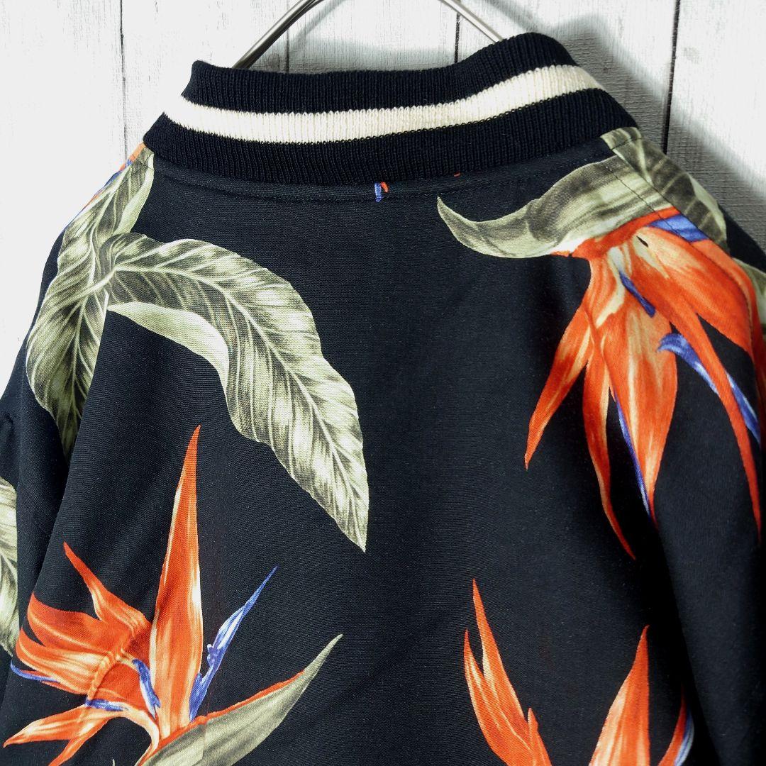 リバーシブル】ワコマリア ボタニカル ギンガムチェック ブルゾン