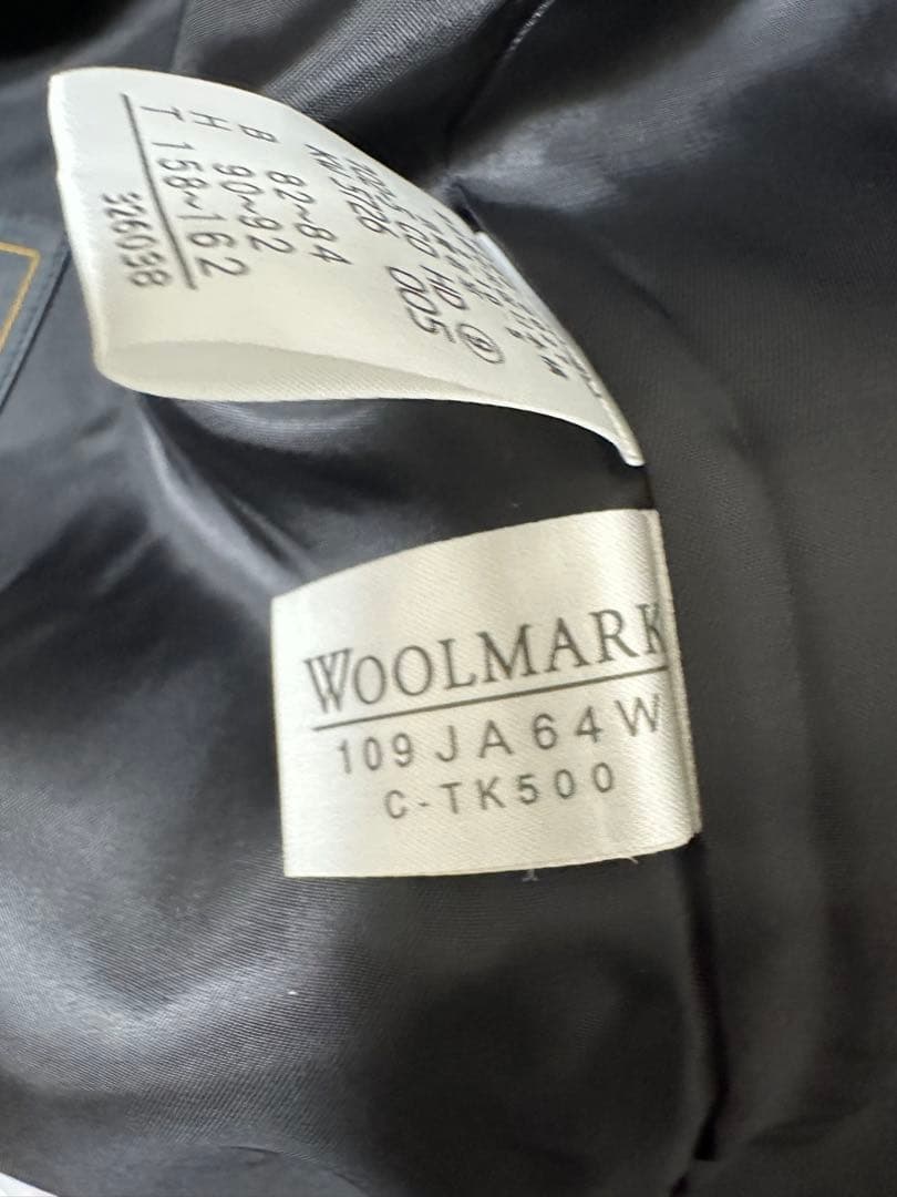 ミス オンワード カシミヤ100% ブラック 黒 ロングコート 比翼仕立て