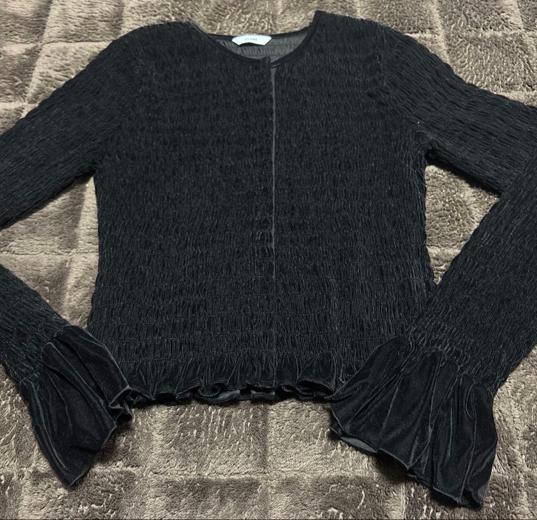 CLANE クラネ SHIRRING DESIGN BLOUSE - メルカリ