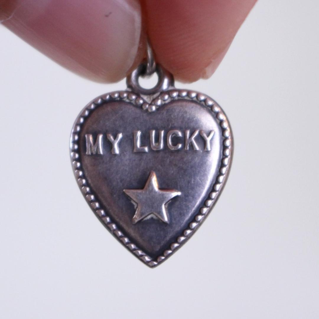 40s スウィートハートジュエリー パフィハート シルバー MY LUCKY