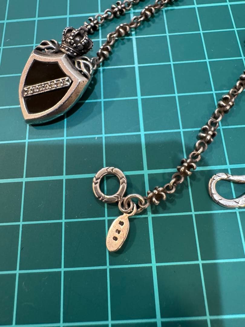 Justin Daivis Chain50cm＆CROWN SHIELD - メルカリ