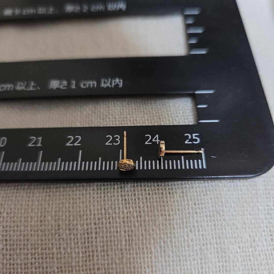 ete K18YG K10YG ブリリアント ダイヤ ピアス
