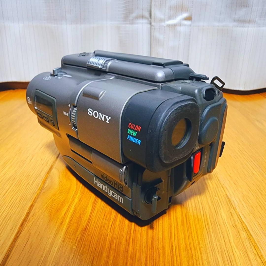 動作確認済】SONY 高画質 Hi8 ビデオカメラ ACアダプタ セット - メルカリ