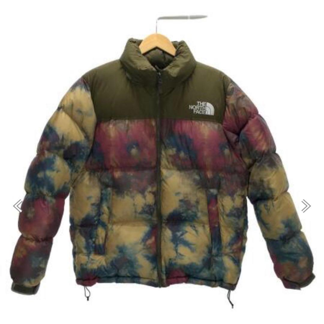 最終値下げ ノースフェイス ヌプシ タイダイ 美品✨️ 最終値下げ】 ノースフェイス 新品 ダウンジャケット ヌプシ / PRINT