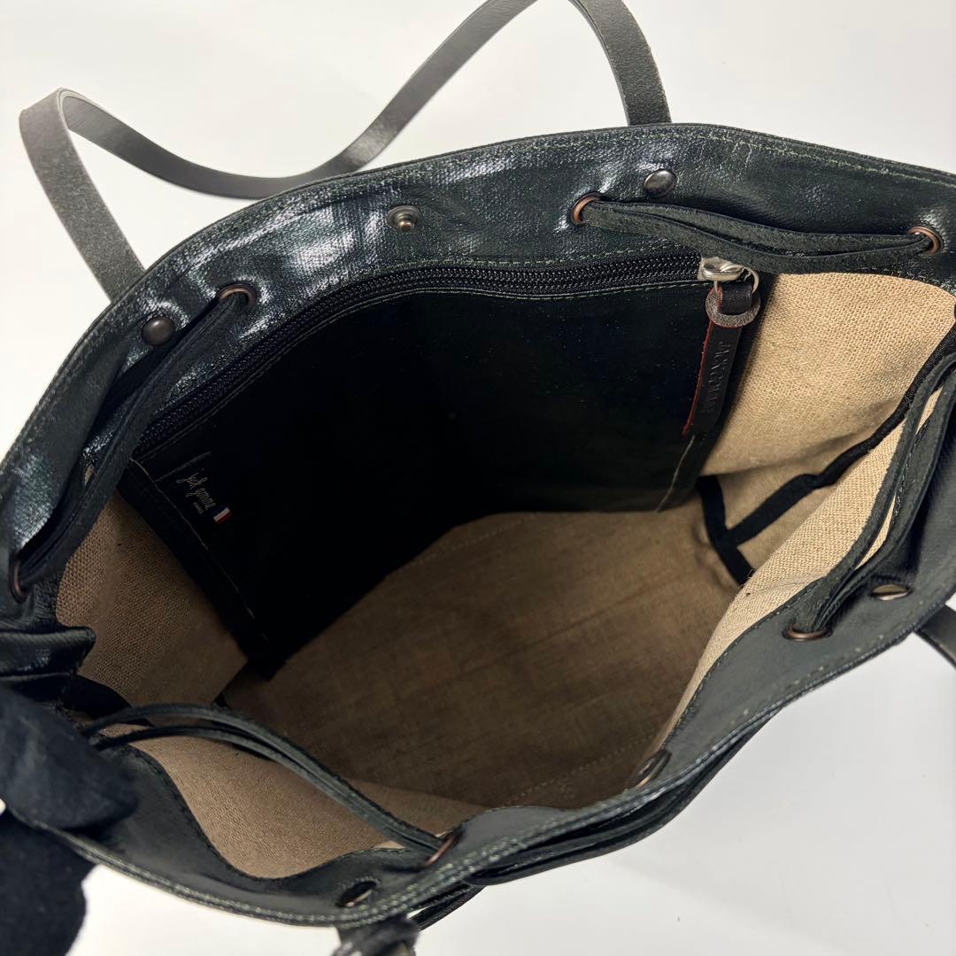 極美品】現行モデル ジャックゴム EMY エミー トートバック グリーン