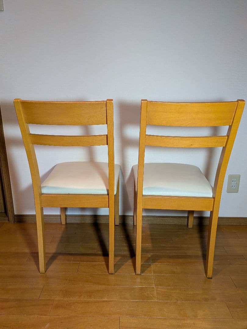 《送料込》ダイニングチェア オーク材 いす 椅子 木製家具 無印